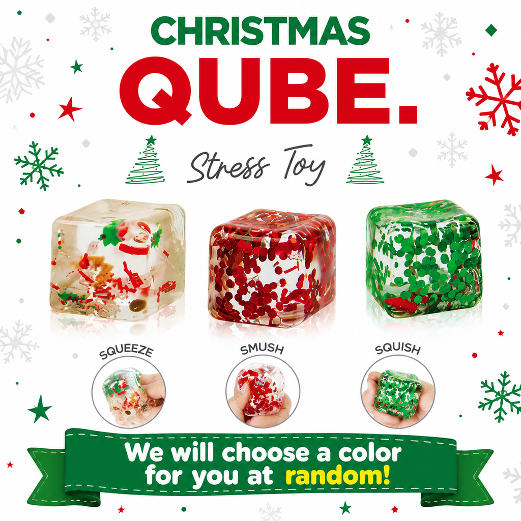 Christmas Qube Stress Toy 3+ - 2