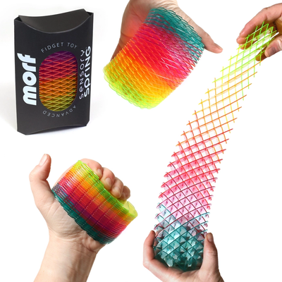 Morf Big Spring Rainbow | Trending Fidget Toy - 1