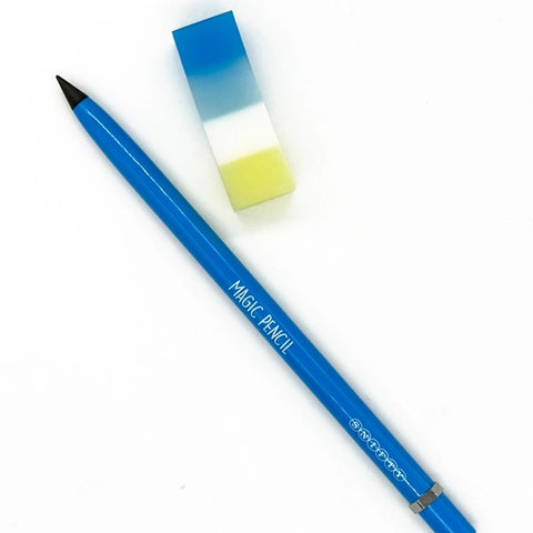 Magic Pencil & Eraser Set-Blue For Ages 6+