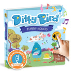 Ditty Bird | Sound Book Funny Songs USB-Rechargeable 1+ - 1