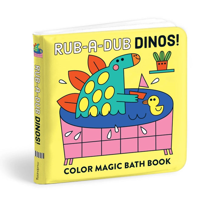 Rub-A-Dub Dinos! Color Magic Bath Book for Ages 1+