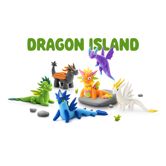Hey Clay | Dragon Island 6+ - CR Toys
