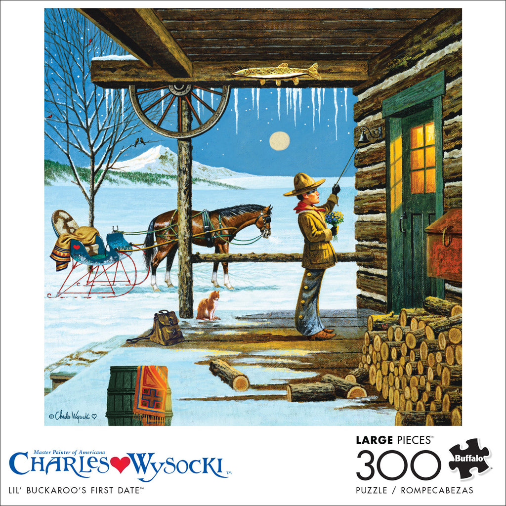 Lil' Buckaroo'S First Date 300 Pc Large Puzzle