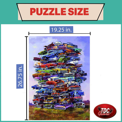 Puzzle | Fabulous 50s Classic Cars | 1000 Pieces - 1