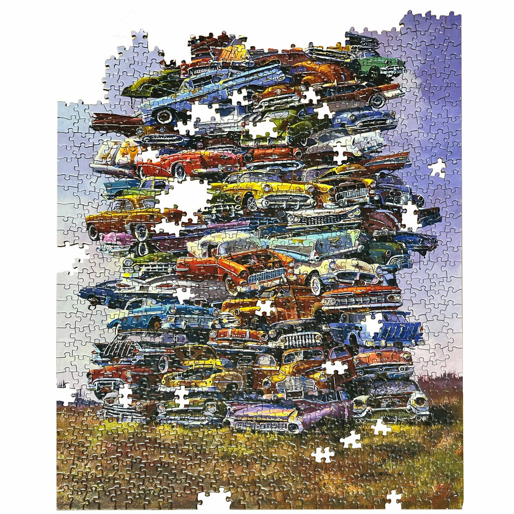Puzzle | Fabulous 50s Classic Cars | 1000 Pieces - 5