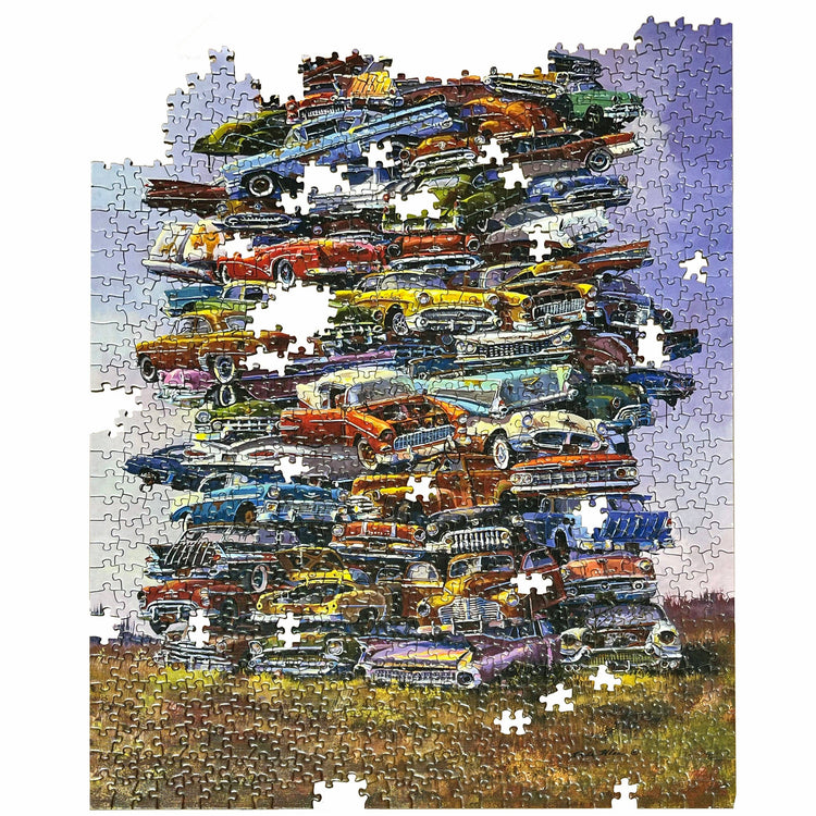 Puzzle | Fabulous 50s Classic Cars | 1000 Pieces - 5