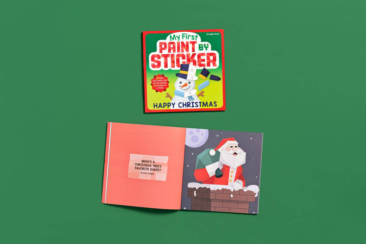 my first paint by sticker happy christmas image 2