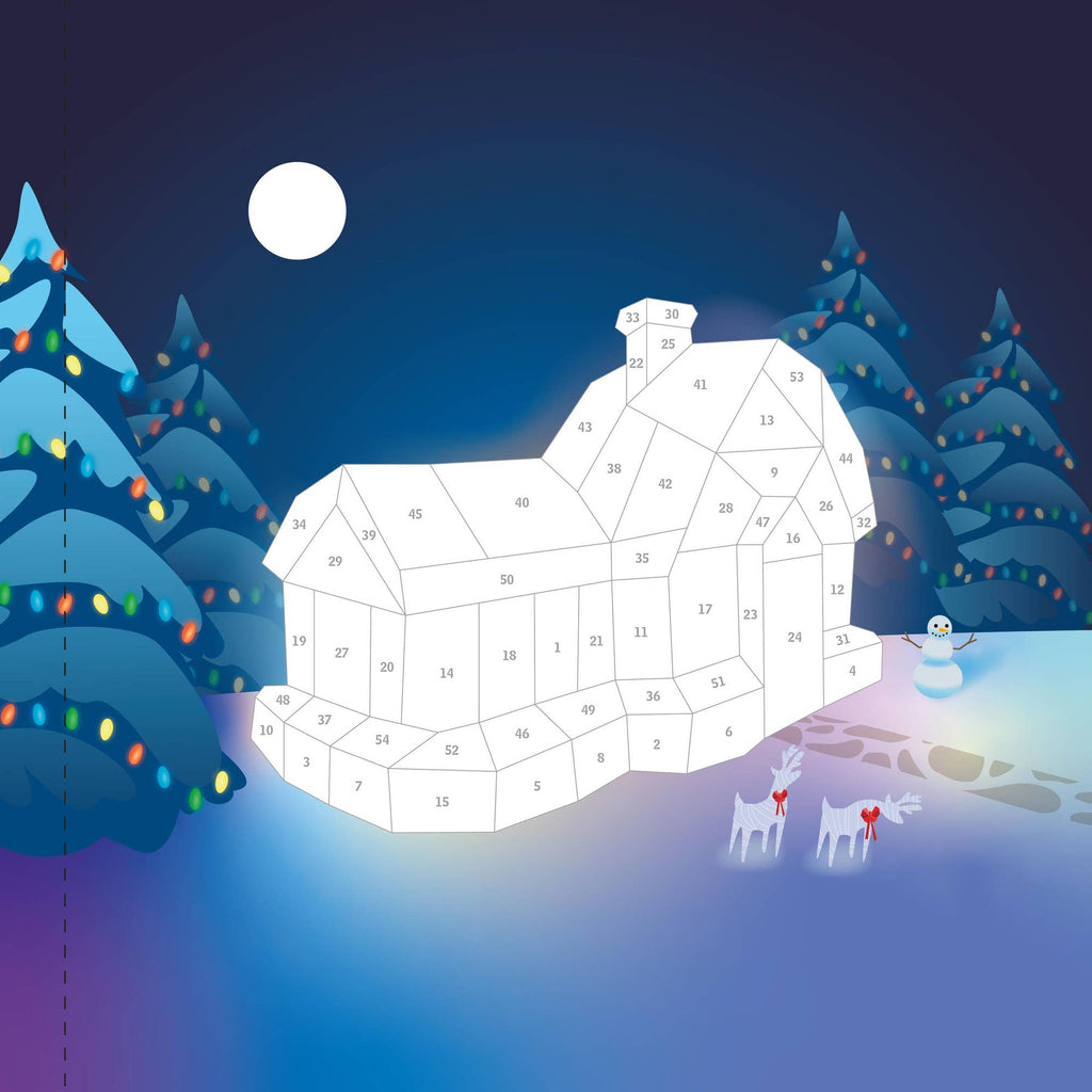 paint by sticker kids holly jolly christmas image 3