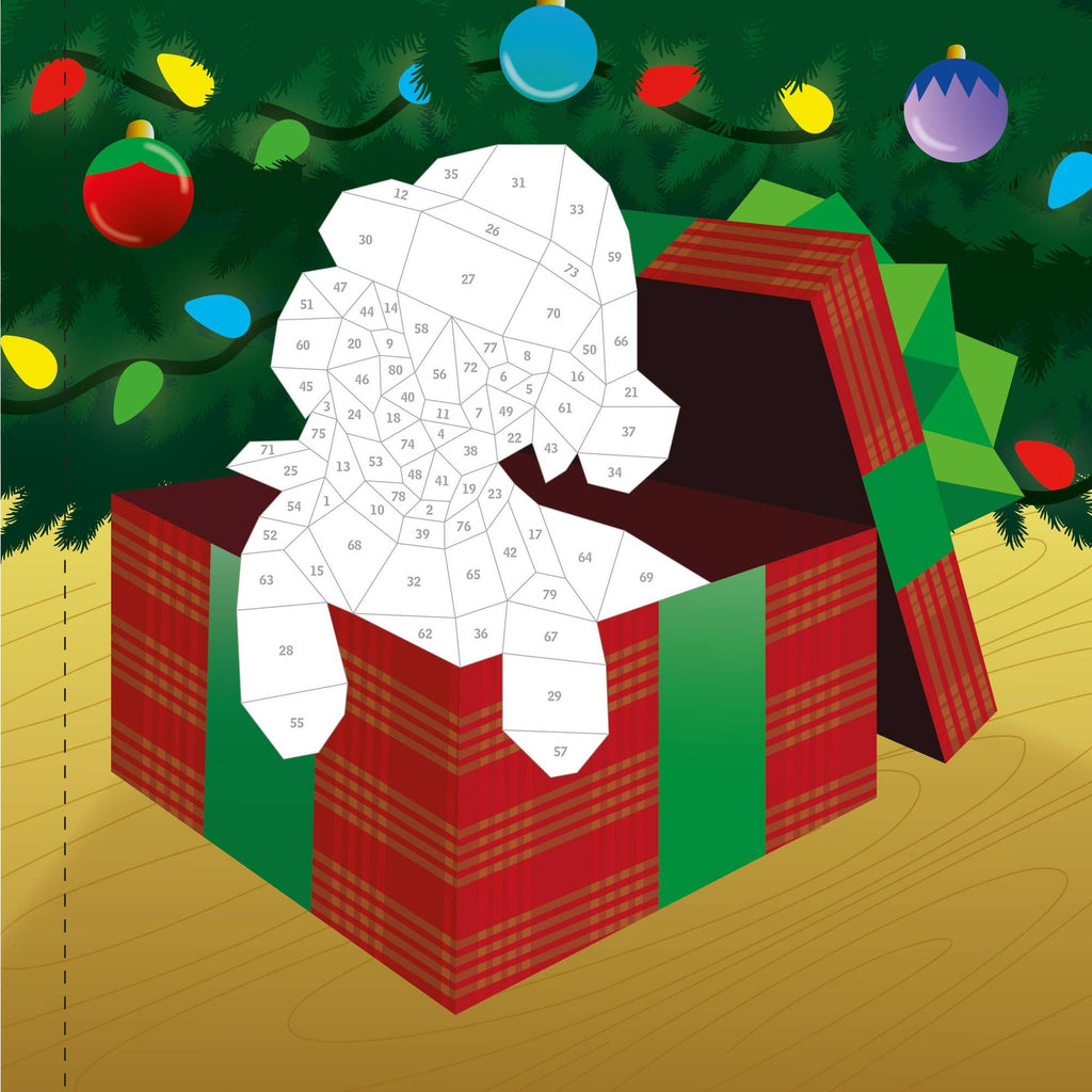 paint by sticker kids holly jolly christmas image 5