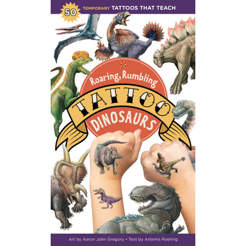 Roaring, Rumbling Tattoo Dinosaurs Activity Book