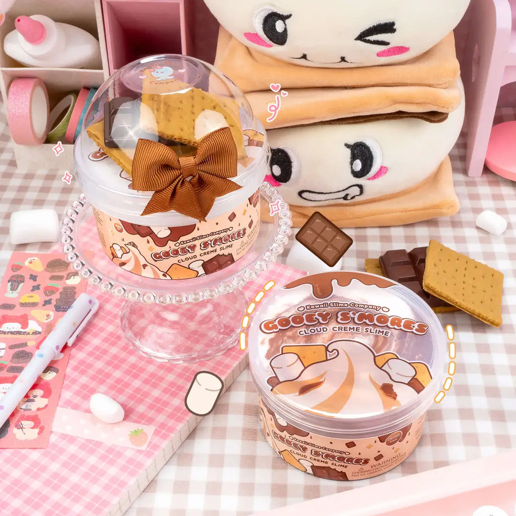 Kawaii Slime | Gooey S'mores Cloud Creme Slime - 8