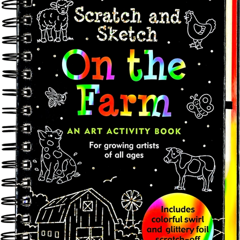 SCRATCH AND SKETCH ON THE FARM M34525 - CR Toys