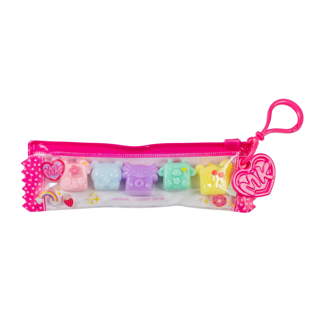MushyKinz | Taba Squishy 5-Face Heart Logo Keychain Blind Bag - 4