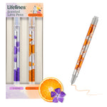 Scented Lava Pen Set | 2-Pack | Purple/Orange - 1