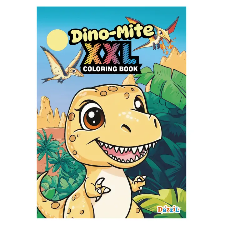 XXL Coloring Book | Dino-Mite - 1