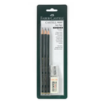 Castell 9000 Graphite Pencils 2B, 4B, 6B