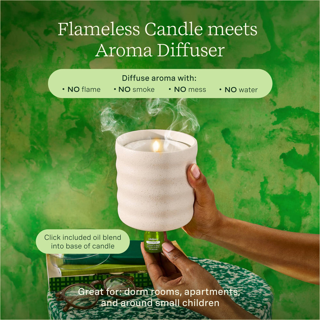 Lifelines | Flameless Candle Diffuser | Bubble Cream - 3