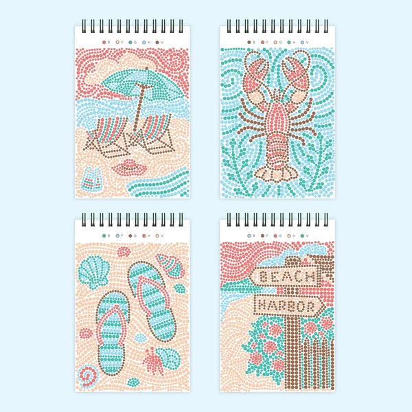 Lifelines | FlowArt Mini | Dot-By-Letter Coastal Calm - 5