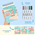 Lifelines | FlowArt Mini | Dot-By-Letter Coastal Calm - 7