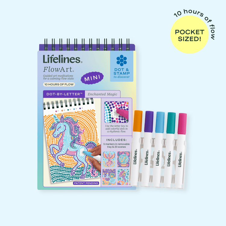 Lifelines | Flowart Mini | Dot by Letter | Enchanted Magic - CR Toys