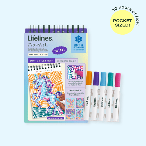 Lifelines | Flowart Mini | Dot by Letter | Enchanted Magic - CR Toys