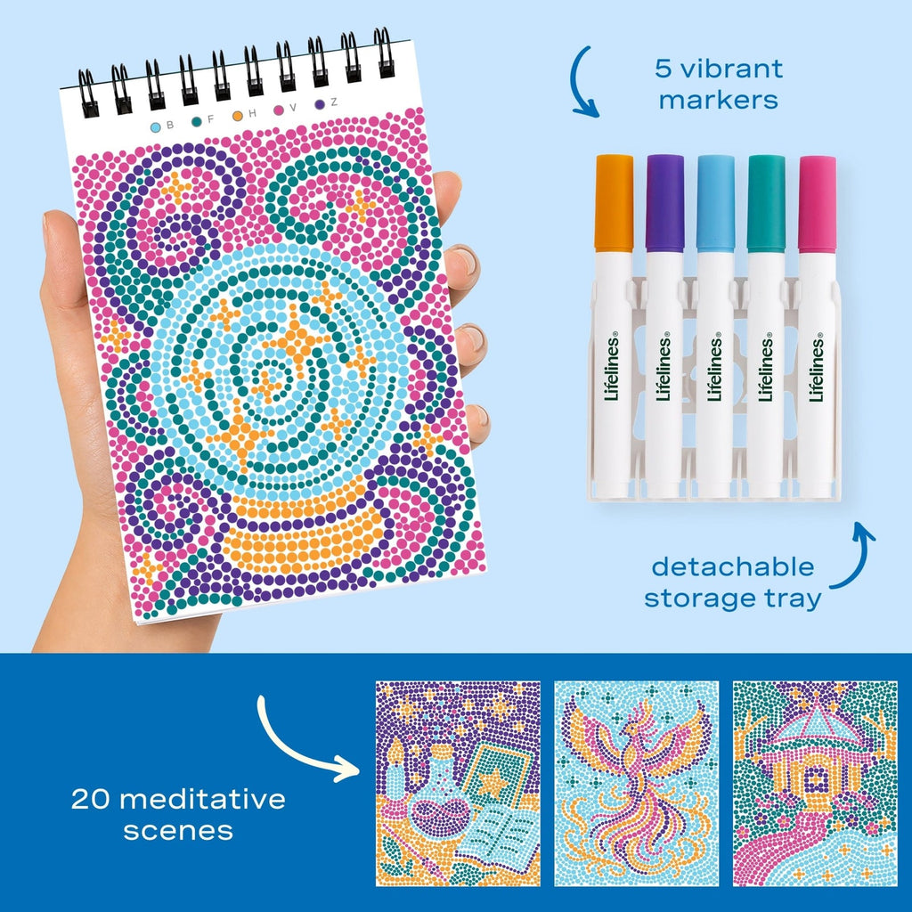 Lifelines | Flowart Mini | Dot by Letter | Enchanted Magic - CR Toys