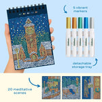 Lifelines | Flow Art Mini | Dot-By-Letter Frosted Village - 2