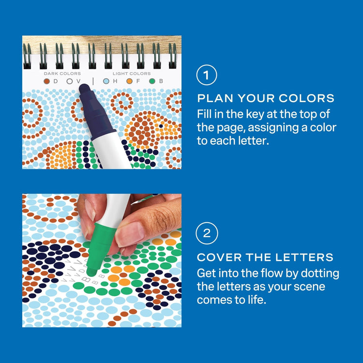 Lifelines | Flowart Mini | Dot by Letter | Furry Friends - CR Toys
