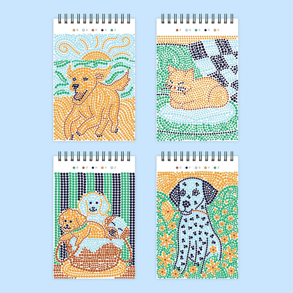 Lifelines | Flowart Mini | Dot by Letter | Furry Friends - CR Toys