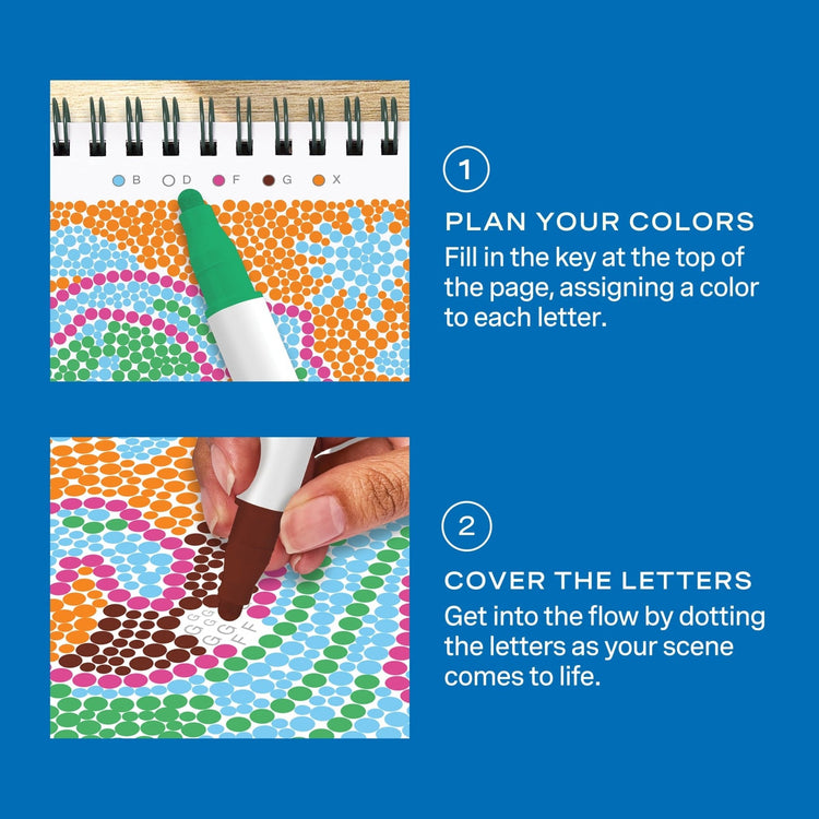 Lifelines | Flowart Mini | Dot by Letter | Nature's Wonders - CR Toys