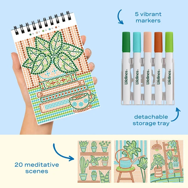 Lifelines | FlowArt Mini | Dot-By-Letter Plant Paradise - 6