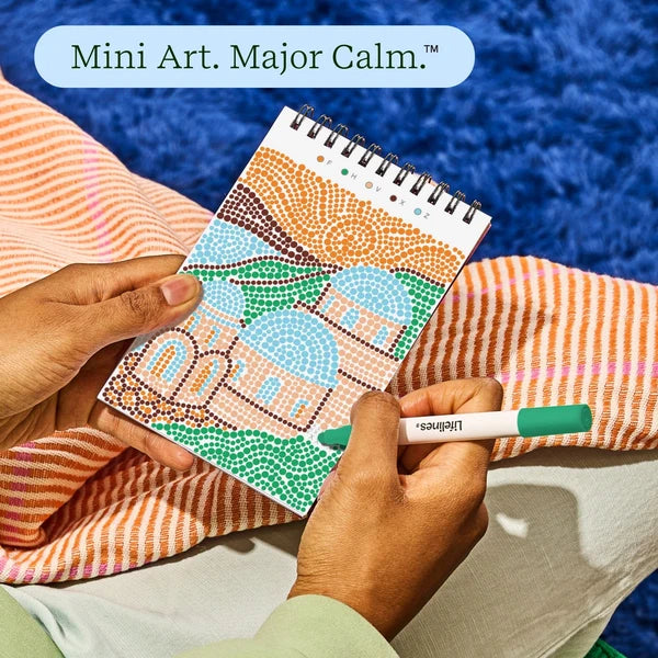 Lifelines | FlowArt Mini | Dot-By-Letter Postcard Places - 2