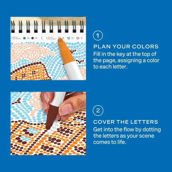 Lifelines | FlowArt Mini | Dot-By-Letter Postcard Places - 5