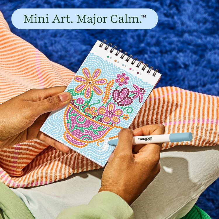 Lifelines | Flowart Mini | Dot by Letter | Pretty Petals - CR Toys