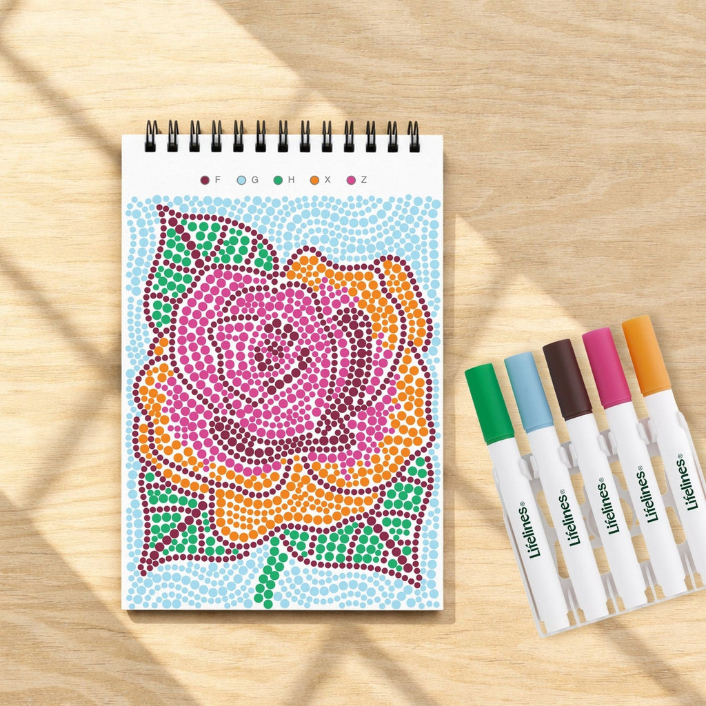 Lifelines | Flowart Mini | Dot by Letter | Pretty Petals - CR Toys