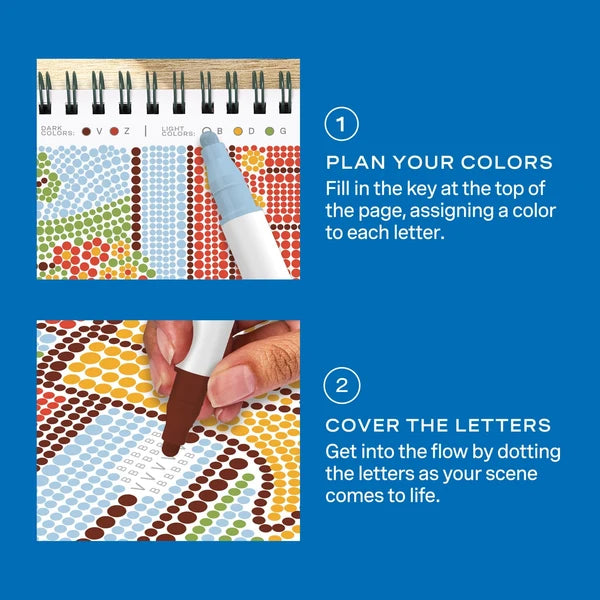 Lifelines | FlowArt Mini | Dot-By-Letter Small Town Serenity - 3