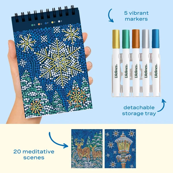 Lifelines | Flow Art Mini | Snowflake Serenity - 3