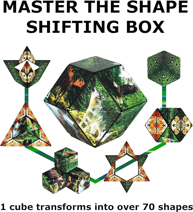 Shashibo Wild Series-Forest Magnetic Cube