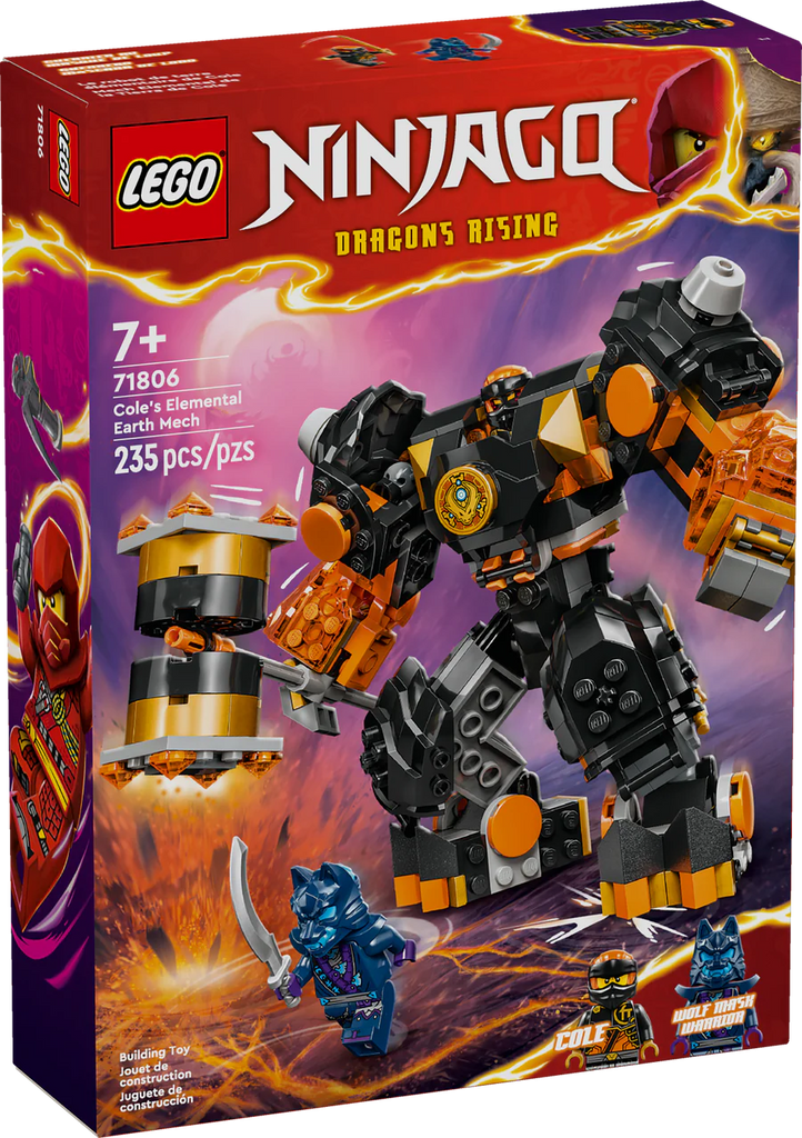Lego Ninjago Cole's Elemental Earth Mech