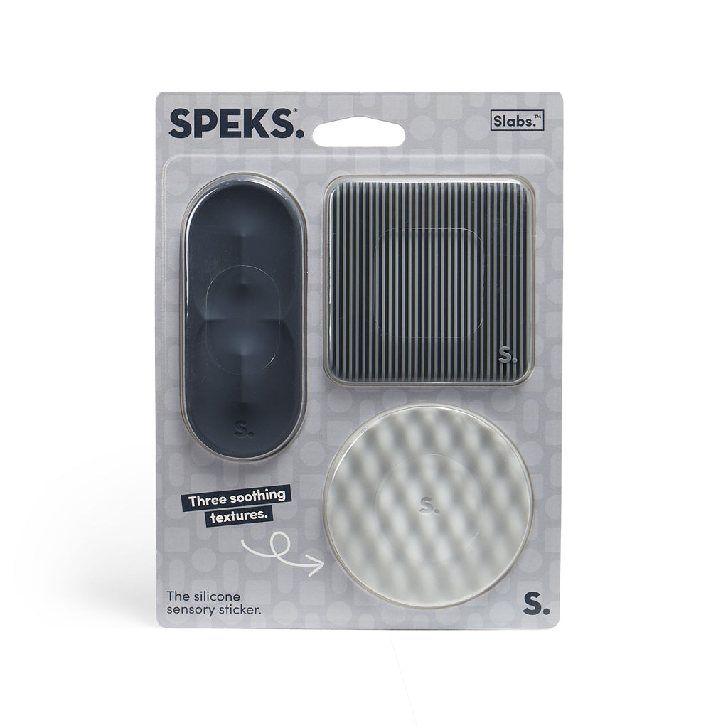 Slabs 3 Pack Sensory Stickers | Grey - 1