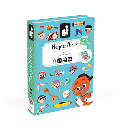 Magneti'Book- Magnetic Fun Sports.Playset For Ages 3+