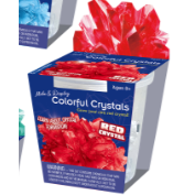 Make & Display: Colorful Crystals Red 8+