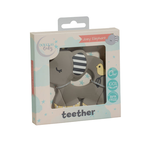 Joey Grey Elephant Silicone Teether