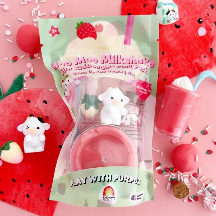 Kiddough Mini Play Kit | Moo Moo Milkshake 3+ - 1