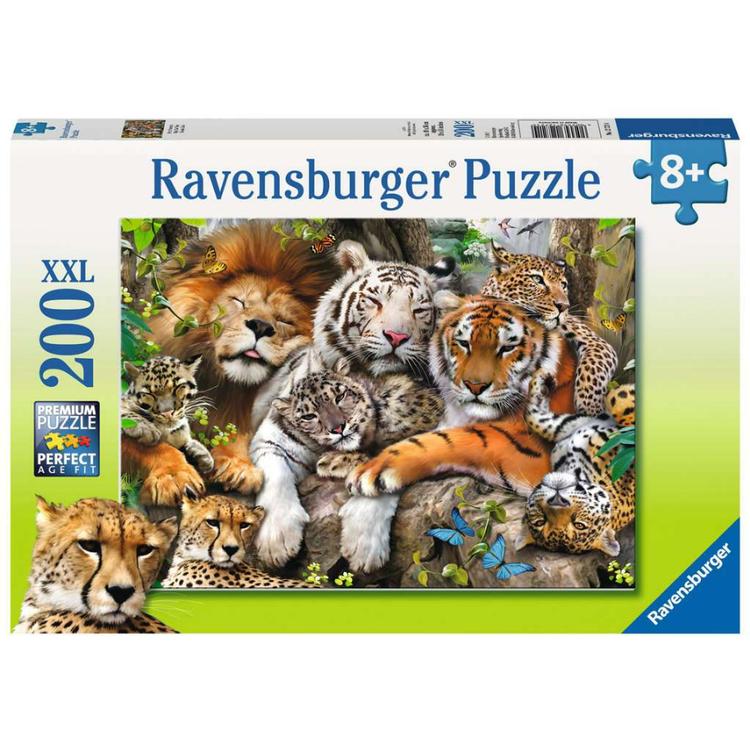 Puzzle | Big Cat Nap | 200 Pc XXL - CR Toys
