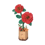 Hands Craft | Wooden Flower Red Camellia 14+