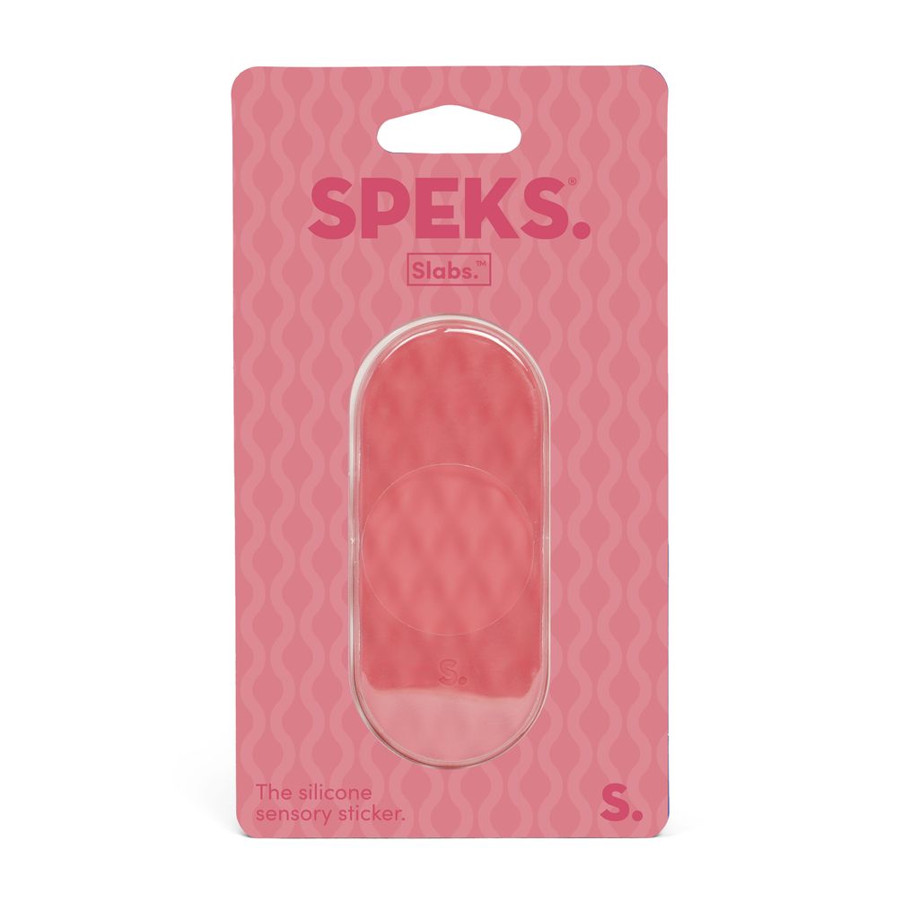Slabs Silicone Sensory Sticker | Mesh Pink - 1
