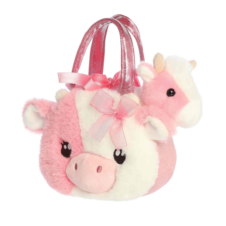 Fancy Pals Purse | Fuzzy Face Strawberry Cow - 1