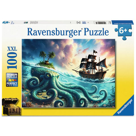 Puzzle | Pirate Treasure | 100 Pc XXL - CR Toys