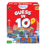 Skillmatics Guess in 10 States of America card game box for ages 8-99